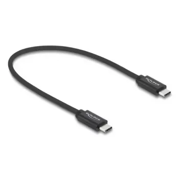 DELOCK koaksialinis USB C į USB C laidas USB4 Gen 3x2 40 Gbps USB PD 3.1 240W 0,5 m