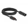 Laidas DeLOCK DL4 Solar Cable 4 mm² vyriškas–moteriškas 5 m juodas