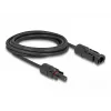 Laidas DeLOCK DL4 Solar Cable 4 mm² vyriškas į moterišką 3 m juodas