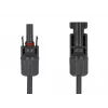 Laidas DeLOCK DL4 Saulės 6 mm² kištukas-lizdas 2 m juodas