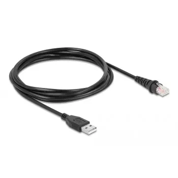 DeLOCK RJ50 į USB 2.0 Type-A brūkšninių kodų skaitytuvo laidas 1,5 m
