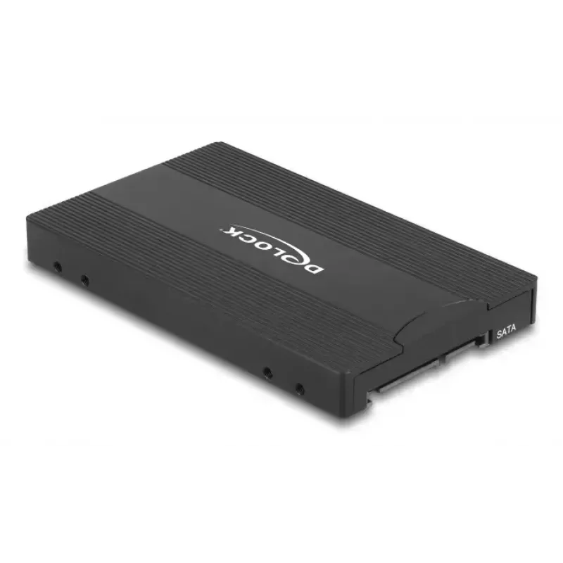 DELOCK adapteris sąsajos keitimui U.2 (SFF-8639) į M.2 Key M NVMe SSD, modelis 64301, juodas, host kištukinis