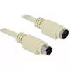 PS/2 ilginimo kabelis DeLOCK 85805 1,8 m 6 kontaktų Mini-DIN smėlio spalvos
