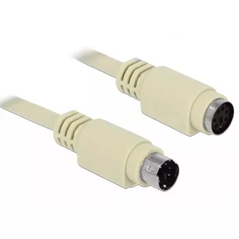 PS/2 ilginimo kabelis DeLOCK 85805 1,8 m 6 kontaktų Mini-DIN smėlio spalvos