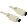 PS/2 ilginimo kabelis DeLOCK 85805 1,8 m 6 kontaktų Mini-DIN smėlio spalvos