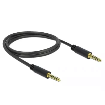 Garso kabelis DeLOCK 85791 1m 4.4mm juodas