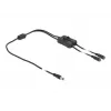 DeLOCK 86794 DC maitinimo kabelis 5,5 x 2,1 mm kištukas į 2 lizdus su jungikliu 1 m