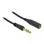 Prailginimo laidas stereo kištukui DeLOCK 86766 10 m Juoda