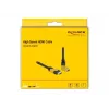 HDMI kabelis DeLOCK 86988 1 m HDMI A tipas standartinis juodas geltonas