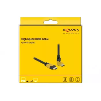 HDMI kabelis DeLOCK 86988 1 m HDMI A tipas standartinis juodas geltonas