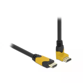 HDMI kabelis DeLOCK 86988 1 m HDMI A tipas standartinis juodas geltonas