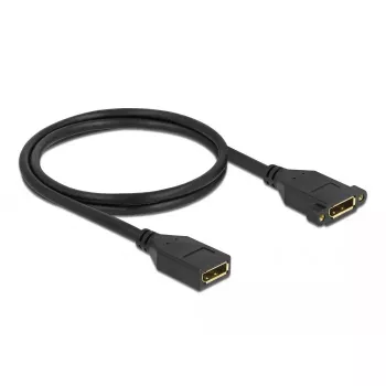 DisplayPort laidas moteriškas į moterišką, montuojamas į skydelį, DeLOCK 87100