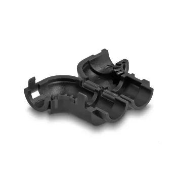 Kabelio laikiklis DeLOCK 88127 8 vnt juodi universalūs 15,7 mm plotis
