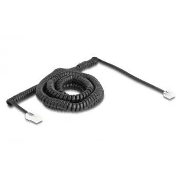 DeLOCK telefono kabelis 10 m Juodas RJ-11 RJ-45