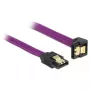 SATA laidas DeLOCK 83696 0,5 m violetinis