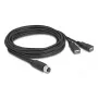 DeLOCK 60651 jutiklio/vykdiklio kabelis 3 m M12 2 x USB Type-A juodas