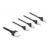 Maitinimo kabelis DeLOCK 90173 Juodas 1 m 4 x DC