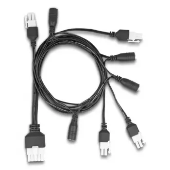 Maitinimo kabelis DeLOCK 90173 Juodas 1 m 4 x DC