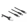 DeLOCK 90168 maitinimo laidas juodas 1 m 3 x DC 48 V