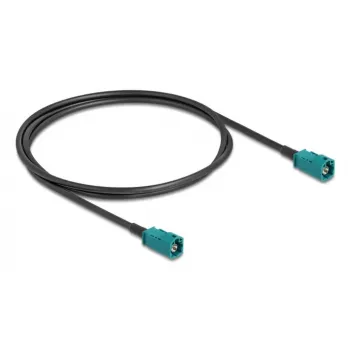 Koaksialinis kabelis DELOCK 90678 HSD Z – HSD Z, 1 m, juodas/mėlynas