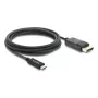 DELOCK Coaxial USB Type-C į DisplayPort laidas (DP Alt Mode) 4K 60 Hz, 2 m, juodas