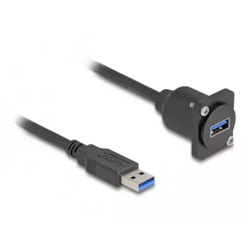 DeLOCK D tipo USB laidas, A tipo kištukas – A tipo lizdas, 20 cm, 5 Gbps