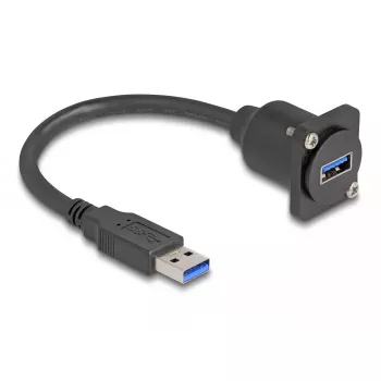 DeLOCK D tipo USB laidas, A tipo kištukas – A tipo lizdas, 20 cm, 5 Gbps