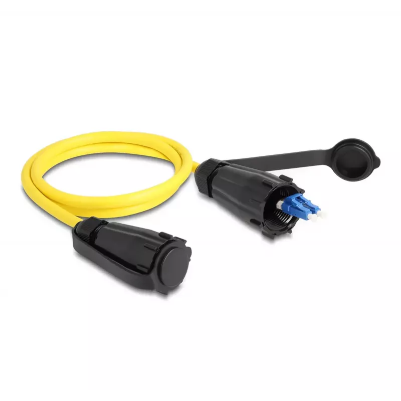 DeLOCK optinis vienmodis šviesolaidinis kabelis LC Duplex – LC Duplex 1 m IP68
