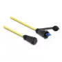 DeLOCK optinis vienmodis šviesolaidinis kabelis LC Duplex – LC Duplex 1 m IP68