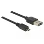 USB kabelis DeLOCK 83851 USB 2.0 3m USB A Micro-USB B juodas