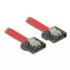 SATA kabelis DeLOCK 0,5 m SATA III 7 kontaktų raudonas