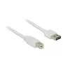 USB kabelis DeLOCK 0,5 m USB 2.0-A / USB 2.0-B 83685