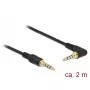 Garso kabelis DeLOCK 85613 2 m 3,5 mm juodas