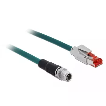 Pramoninis Ethernet kabelis DeLOCK 85427, 3 m, M12