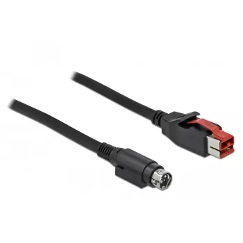 DeLOCK 85947 PoweredUSB kabelis 24V Mini-DIN 3 pin 3m