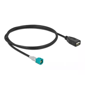 Laidas HSD Z kištukas į USB 2.0 Type-A lizdą 1 m DeLOCK