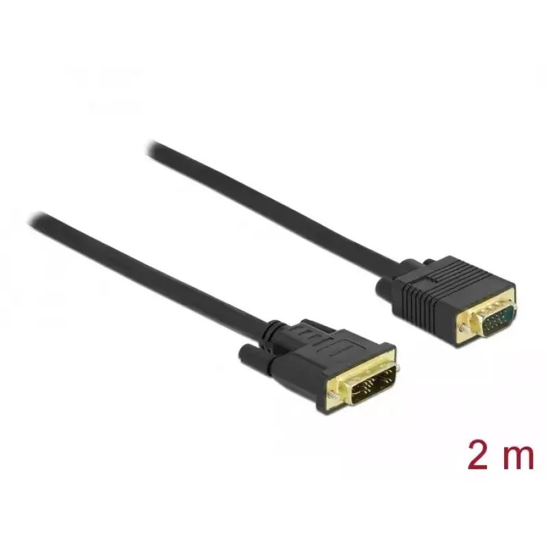 DVI į VGA laidas DeLOCK 86749 2m