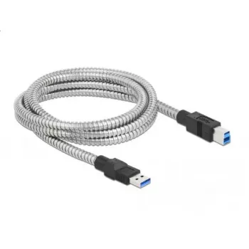 USB laidas DeLOCK 86779 Type-A į Type-B 2m metalinis apvalkalas