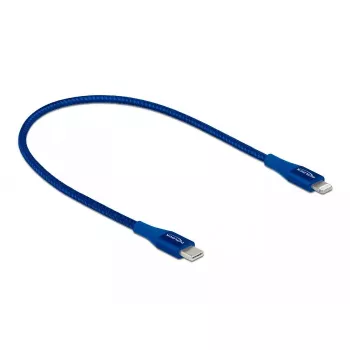 Duomenų ir įkrovimo kabelis DeLOCK USB Type-C – Lightning 0,5 m MFi