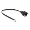 DeLOCK RJ10 kištukas į RJ10 lizdą 30 cm juodas