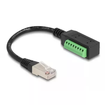 DeLOCK RJ45 kabelis Cat.5e kištukas į gnybtų bloko adapterį 21,5 cm