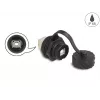 DeLOCK USB 2.0 Type-B lizdas-lizdui IP68 vandeniui atspari jungtis, juoda