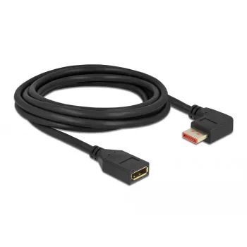 DisplayPort ilginimo kabelis DeLOCK 87079 3m 8K 60Hz stačiu kampu