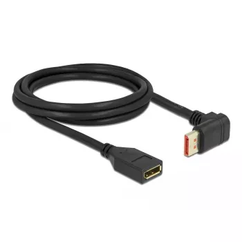DisplayPort ilginimo laidas DeLOCK 90° į viršų kampuotas 8K 60 Hz 2 m