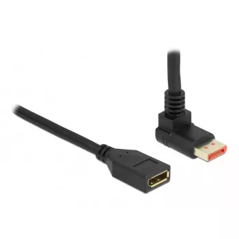 DisplayPort ilginimo laidas DeLOCK 87084 3m 8K 60Hz kištukas 90° į viršų lizdas