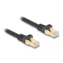 DeLOCK RJ45 80315 tinklo kabelis Cat.6A 0,25 m juodas
