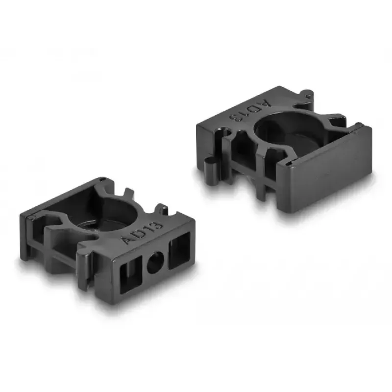 Kabelių rankovės laikiklis DeLOCK 60482 Juoda 8 vnt Plastikas 30mm