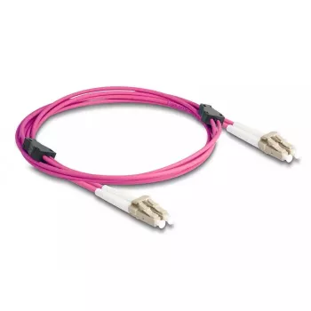 DeLOCK Fiber Optical Cable LC Duplex – LC Duplex OM4 2 m