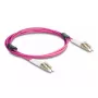 DeLOCK Fiber Optical Cable LC Duplex – LC Duplex OM4 2 m