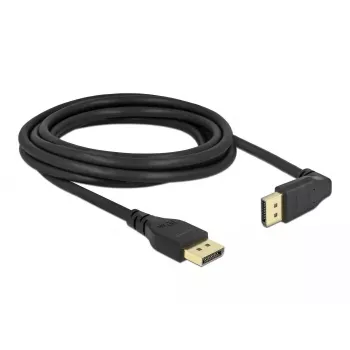 DELOCK DisplayPort kabelis 3 m, DisplayPort į DisplayPort, 5,7 mm skersmuo, palaiko iki 32 garso kanalų